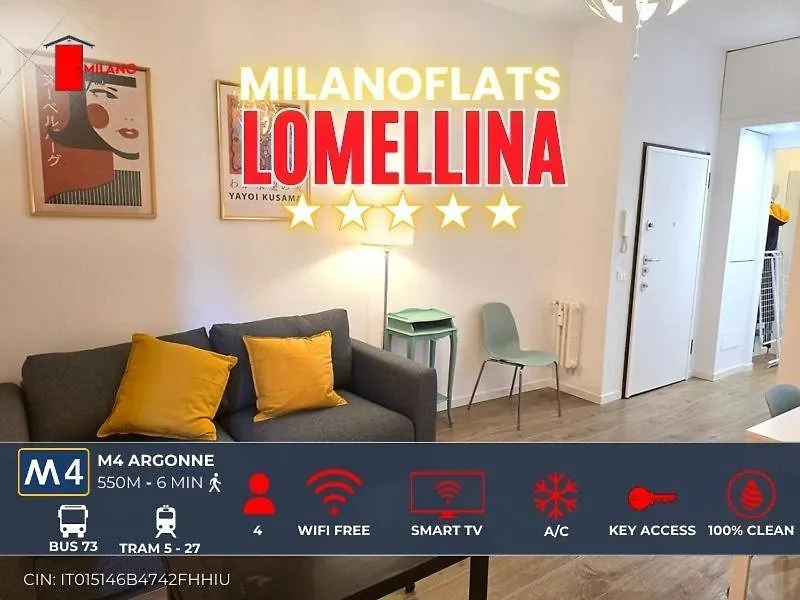 Milanoflats - New Lomellina Apartment